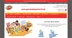 Desktop Screenshot of getraenkepulver24.de