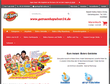 Tablet Screenshot of getraenkepulver24.de